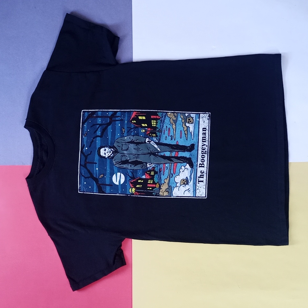 *SOLD* Official Halloween Michael Myers The Boogeyman Graphic T-Shirt Unisex - Picture 2 of 5
